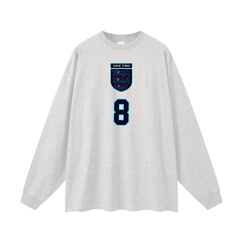 Three Lions Neon Oversized Long Sleeve Tee