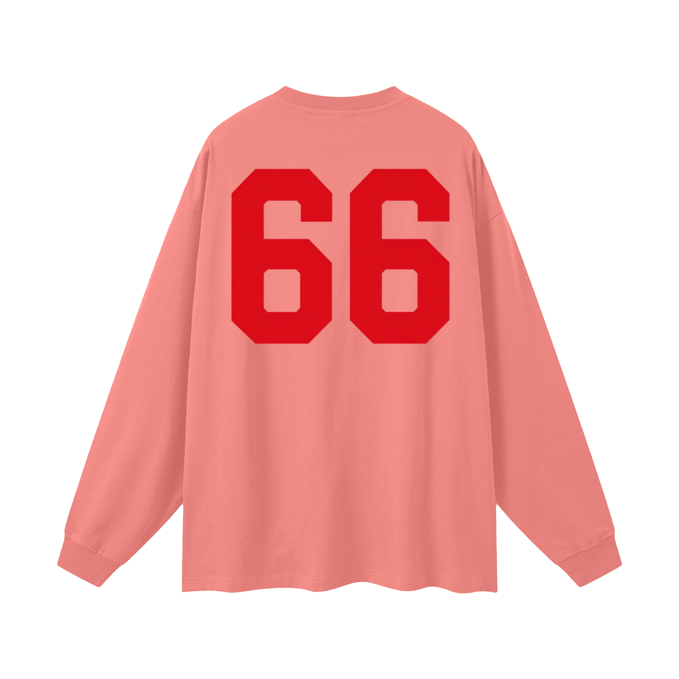 66 Away Mono Oversized Long Sleeve Tee