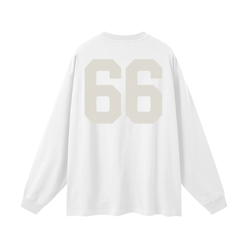 66 Home Mono Oversized Long Sleeve Tee