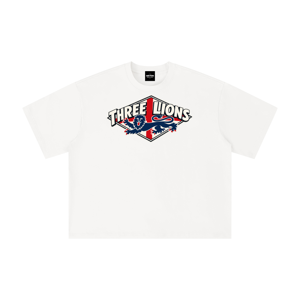 Three Lions - Boxy Oversized T-Shirt