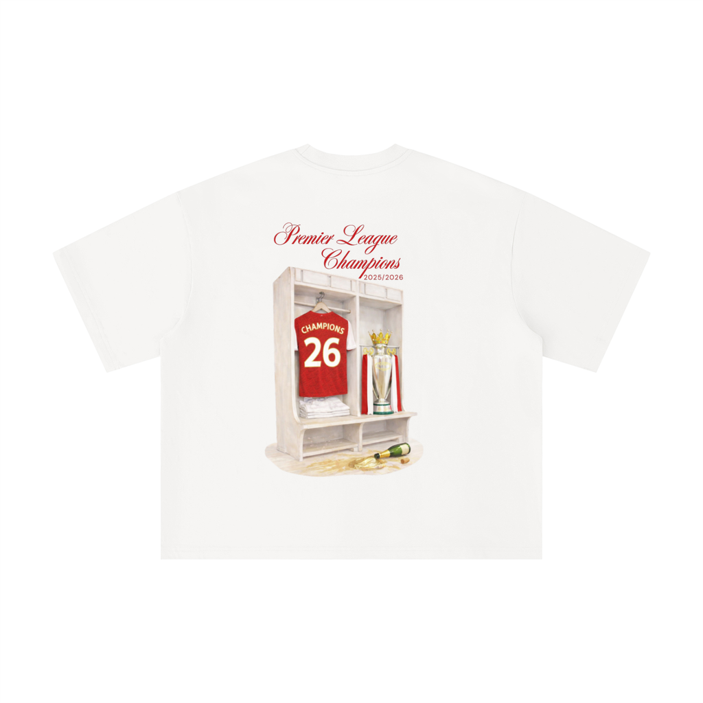 Gunners 2026 Champions - Boxy Oversized T-Shirt